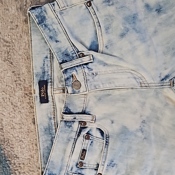 Polo Ralph Lauren Skinny Crop Bleached Woman's Jeans. Sz: 25. EUC - Picture 4 of 12